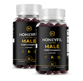 HoneyFil 2 bottle package, 60-day supply of men's vitality gummies